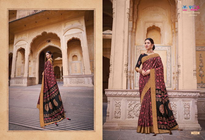 Kashmiri beuty By Vipul Designer Wedding Sarees Catalog